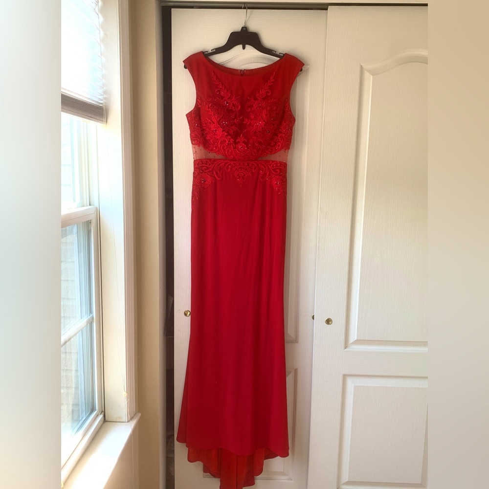 Jules & Cleo Red Formal Dress Size 8
